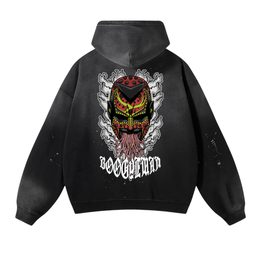 Boogeyman "Through the Smoke" Vintage Washed Frayed Fleece Hoodie